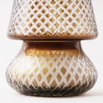 Homez scented glass jar candle 10*12.7cm image number 5