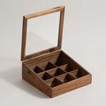 Dallaty acacia wood tea box 23.5*23.5*9.5cm image number 2