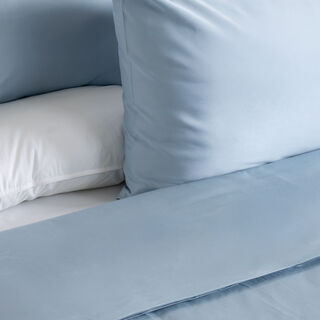 طقم غطاء لحاف قطن 3 قطع من بوتيك بلانش   260*200سم أزرق