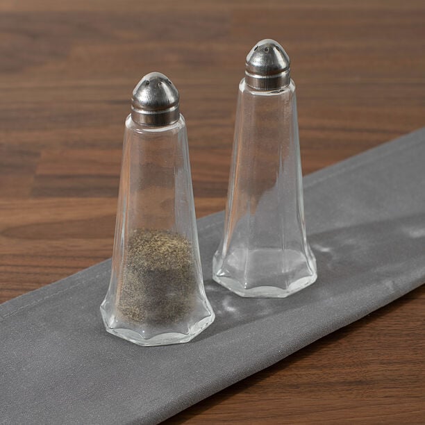 Alberto 2 Pieces Glass Salt And Pepper Set Transparent Color image number 2