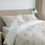 كوتاج طقم لحاف 6 قطع بتصميم هندسي كينج 220*240سم image number 0