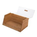 صندوق من الخيزران لحفظ الخبز بغطاء اكريلك من البرتو image number 1