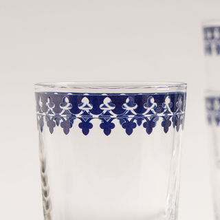 Bahja blue & white porcelain tea set