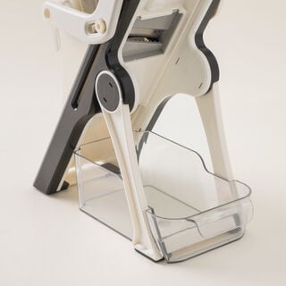 Alberto black stainless steel grater multifunction with 6 blades 39*13*14cm