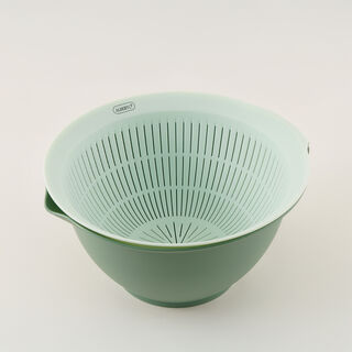Alberto plastic colander set, green 28.5*26*13.5 cm
