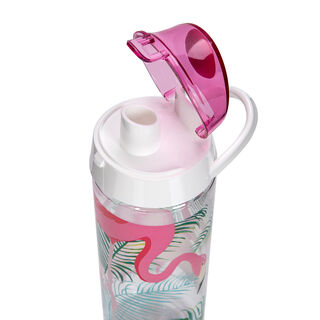 Herevin Plastic Sports Bottle V:0.75L Flamingos Design