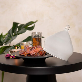 Dates Bowl Abundance Porcelain Black And White
