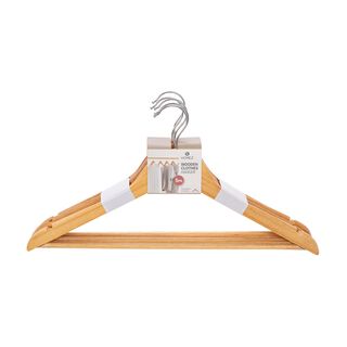 5 Pieces Wooden Shirt Hanger