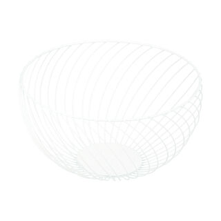 Alberto White Coated Fruit Basket 