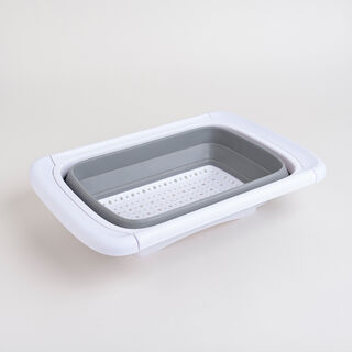 Over Sink Colander Size:585X263X145Mm