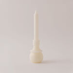 هومز شمعة مونو من شمع الصويا، أبيض 8*8*30سم image number 1