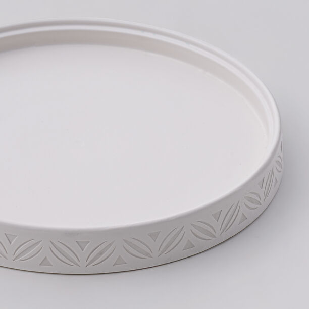 La Mesa Porcelain Serving Plate with Glass Lid 25*25*3 cm image number 6