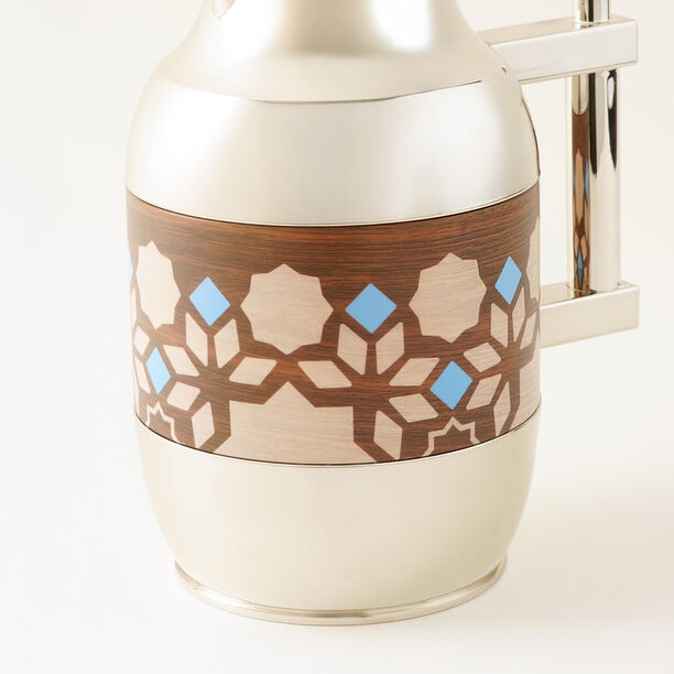 دلتي طقم دلة خشب قطعتين 1 لتر+ 1 لتر image number 3