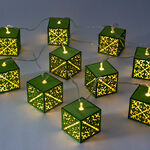 Chain Light String Led Square Shape Set 10 Pieces image number 2