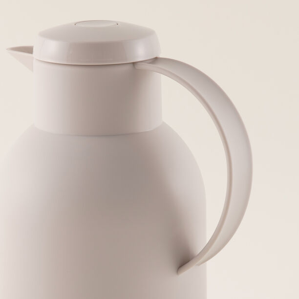 Dallety Plastic Vacuum Flask 2 Pieces Set Gray image number 4