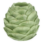 Green resin vase 26.5*26.5*25.8 cm image number 0