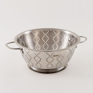 Mister Cook Chefline Stainless Steel 18/10 Strainer 26 Cm, Silver