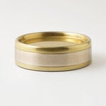 هومز طبق صابون ألومنيوم 12*12*4سم، ذهبي image number 2