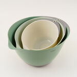 البرتو طقم أوعية خلط 3قطع بلاستيك، متعدد الألوان image number 0