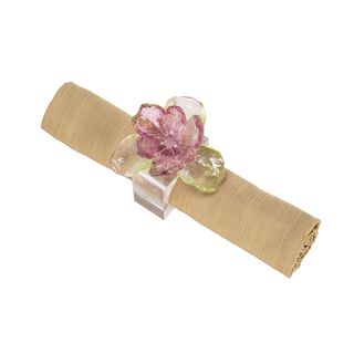 2 Pieces Acrylic Napkin Ring Polyresin Colored