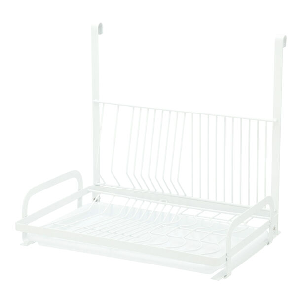 Alberto White Coated Over The Shelf Dish Rack  image number 0