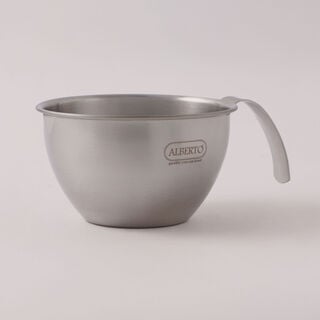 Alberto stainless steel mixing bowl with handle, silver 307ml