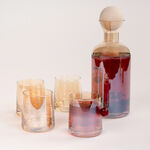 La Mesa yellow 5 pcs glassware set with bottle image number 0
