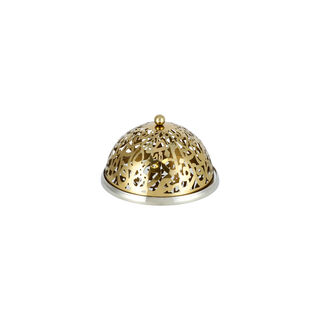 Caligraphy Dome Cake Stand Nickel Plated