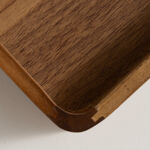 Dallaty rectangular acacia wood serving tray 37*30.6*4cm, brown image number 2
