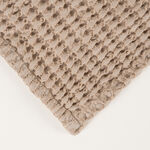 Boutique Blanche Waffle 100% Cotton Woven Throw Natural 130*180cm image number 2