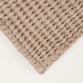 Boutique Blanche Waffle 100% Cotton Woven Throw Natural 130*180cm