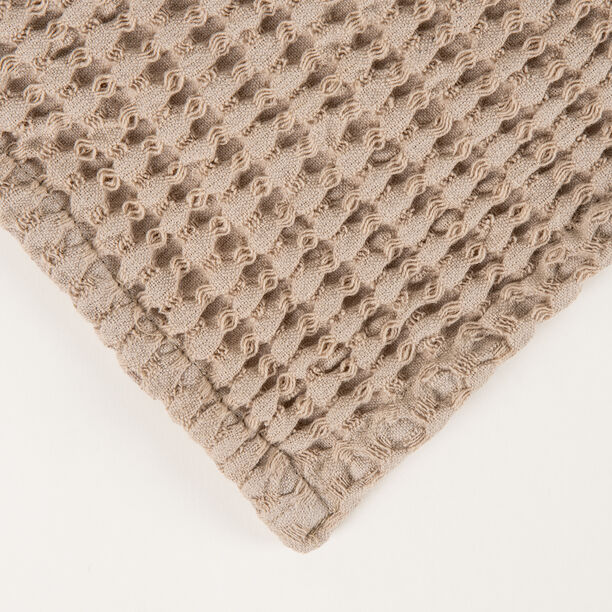Boutique Blanche Waffle 100% Cotton Woven Throw Natural 130*180cm image number 2