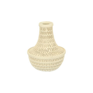 Taper Candle Holder Beige