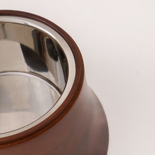 La Mesa wooden container with lid size medium 17*17*23cm