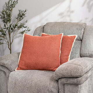 Cottage Linen Cotton Cushion 50 * 50 cm Pink