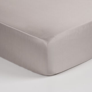Boutique Blanche Fitted Sheet 100% Tencel 300Tc Queen, Birch 160*200 Cm