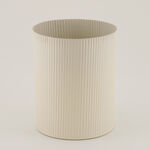 Homez Waste Bin Stainless Steel Beige 24 Cm image number 0