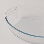 Alberto Borosilicate Glass Oval Baking Dish 2L image number 1