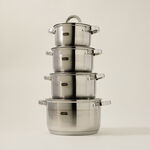 Alberto 12Pcs Stainless Steel Cookware Set image number 1