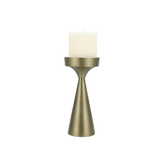 Tapper Candle Holder Metal Gold  12.7*25.4