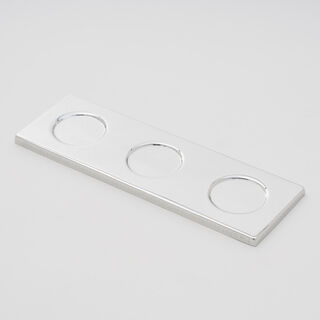 Pearl Collection Dallaty Nut Bowl Base Aluminum, Silver, 33.5*11.5*1cm