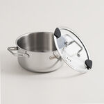 Alberto stainless steel 7pcs cookware set, silver image number 8