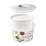 Snips ulaop vintage salad spinner transparent 25*15.5cm image number 2