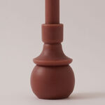 Homez Mono Wax Candle 8*30Cm, Brown image number 2