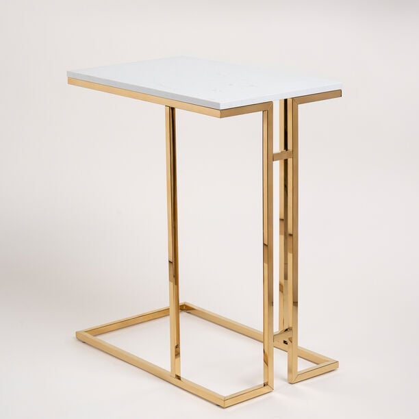 طاولة جانبية من الرخام image number 3