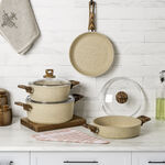 Alberto granite cookware set greystone 7 pcs image number 5