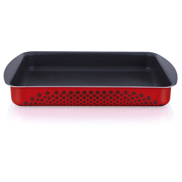 Pentola aluminium shallow rectangular tray 30*22cm image number 0