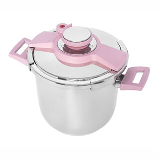 Alberto Pressure Cookers Set With Pink Handles