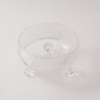 La Mesa glass fruit bowl 23*23*14cm