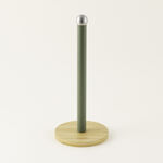 Alberto Bamboo Tissue Holder, Green, 15*15*35 Cm image number 1
